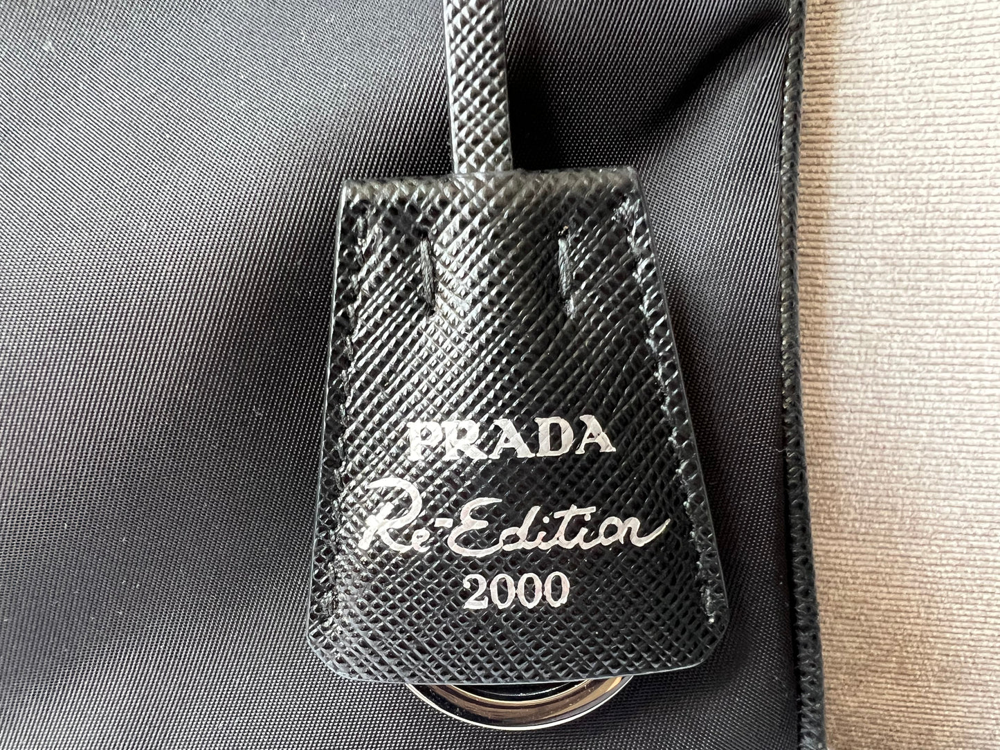 Prada Re-edition 2000 Black Re-Nylon Shoulder Bag (RRP £1,450)