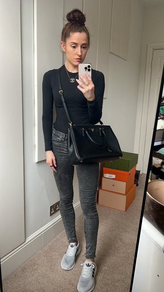 Prada Black Medium Galleria Saffiano Tote (RRP £3,100)