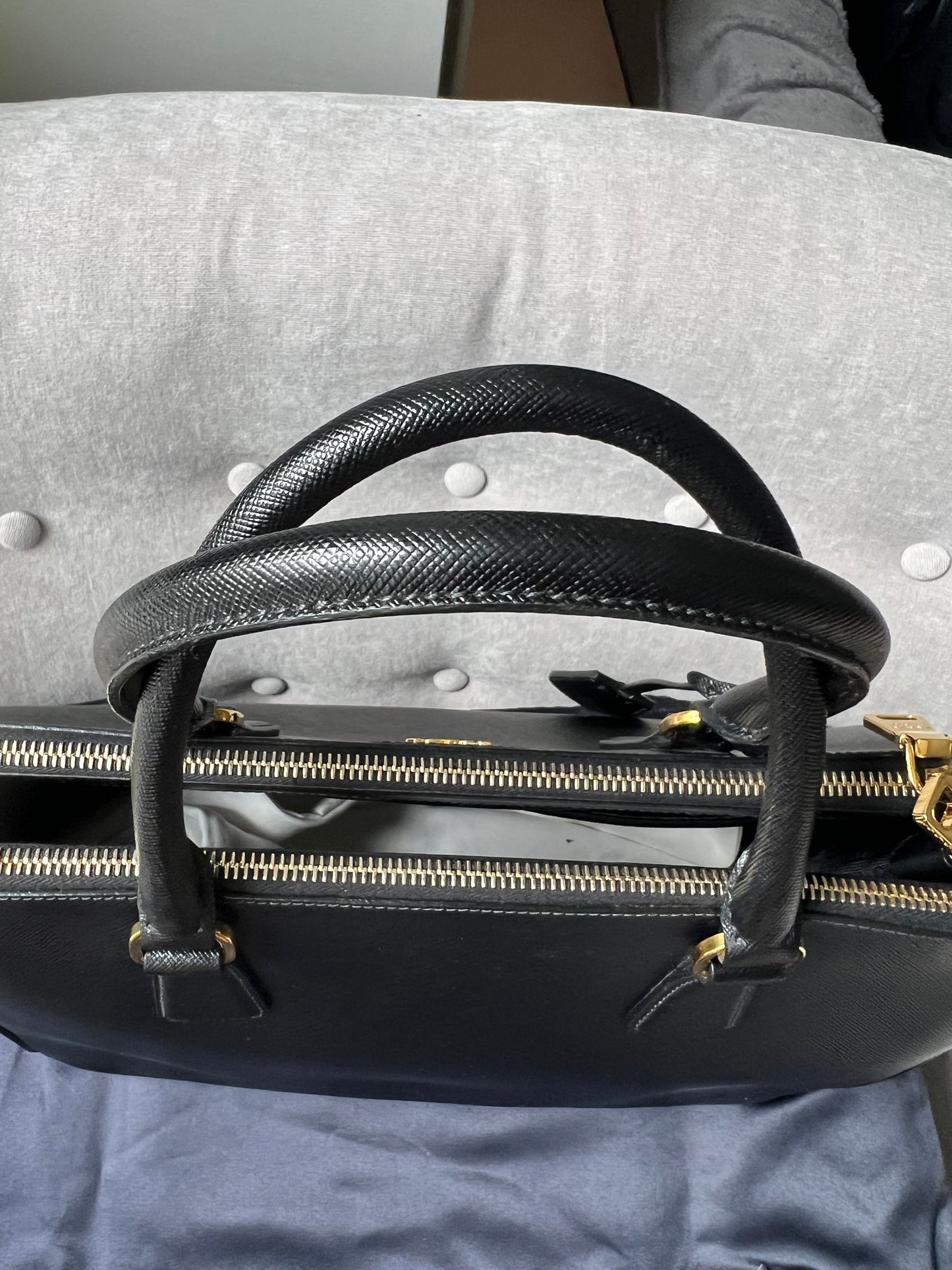 Prada Black Medium Galleria Saffiano Tote (RRP £3,100)