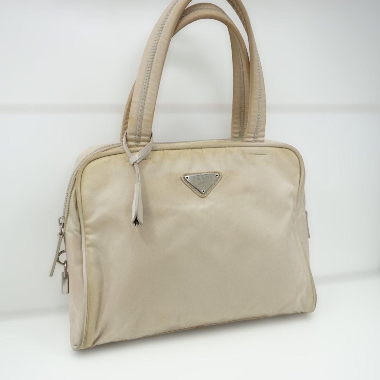 Prada Beige Skuldertaske