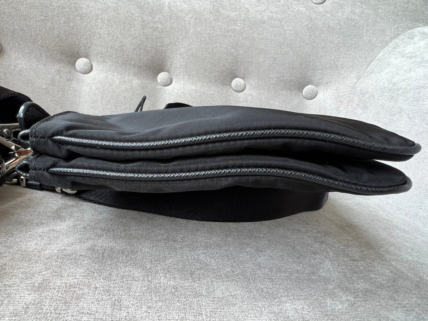 Prada Re-edition 2000 Black Re-Nylon Shoulder Bag (RRP £1,450)