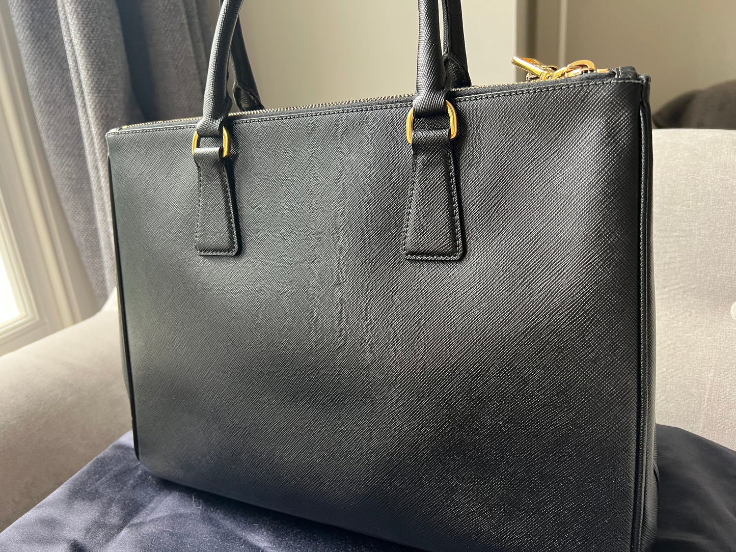 Prada Black Medium Galleria Saffiano Tote (RRP £3,100)