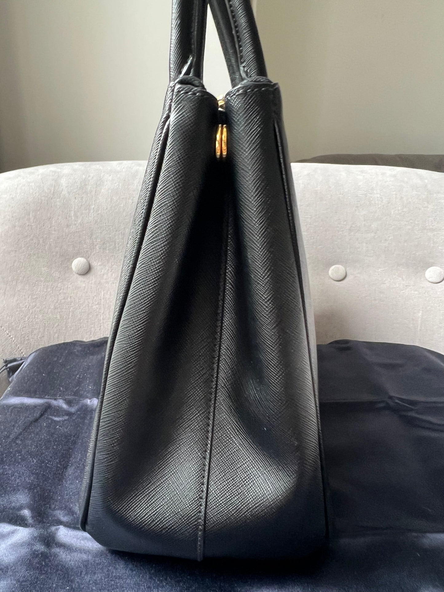 Prada Black Medium Galleria Saffiano Tote (RRP £3,100)