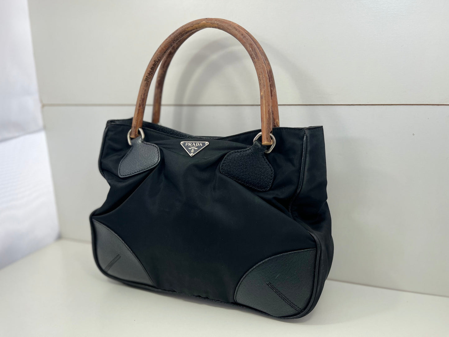 Prada Sort Skuldertaske