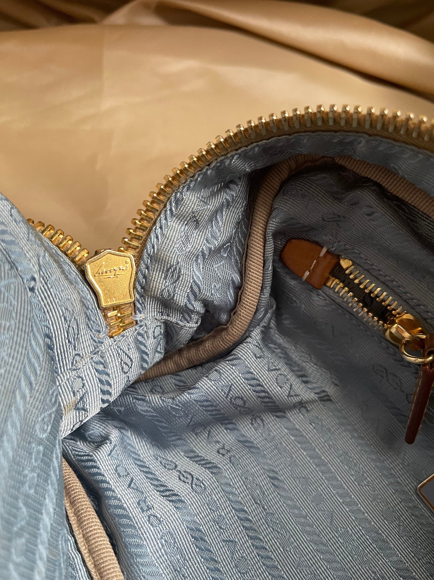 PRADA  cloth shoulder bag