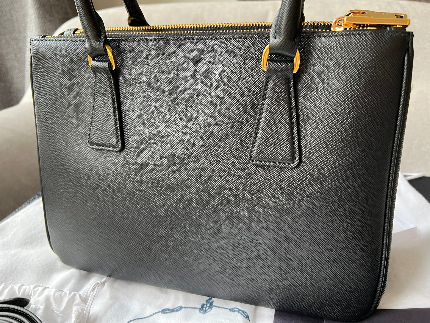 Prada Black Medium Galleria Saffiano Tote (RRP £3,100)