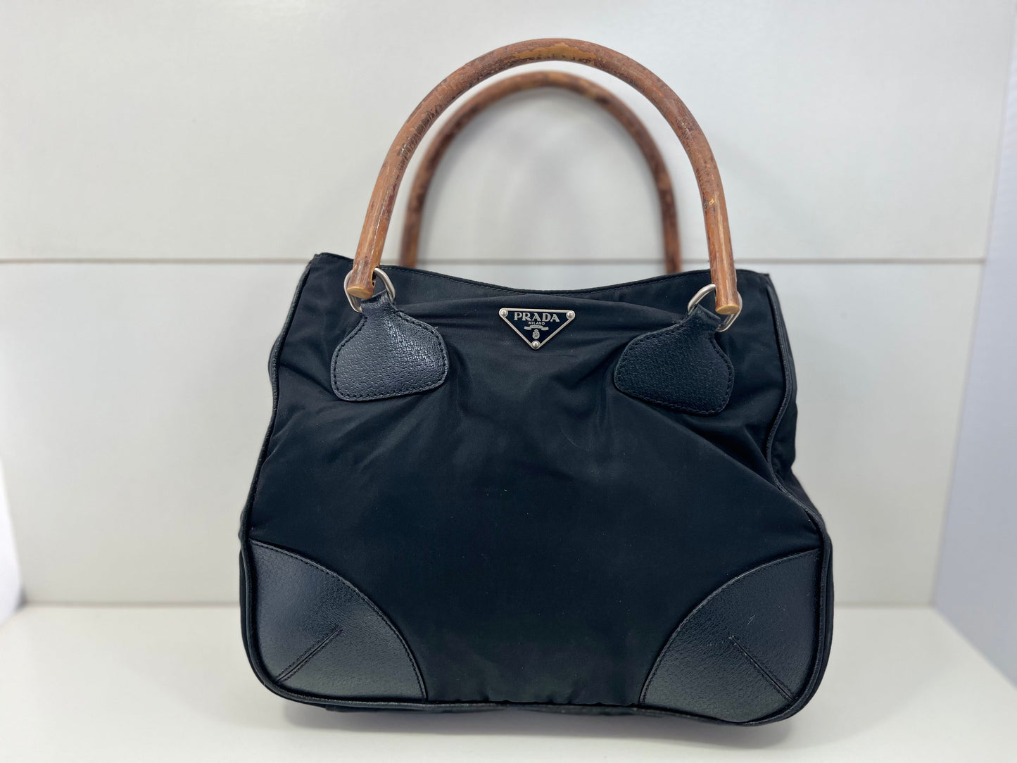 Prada Sort Skuldertaske