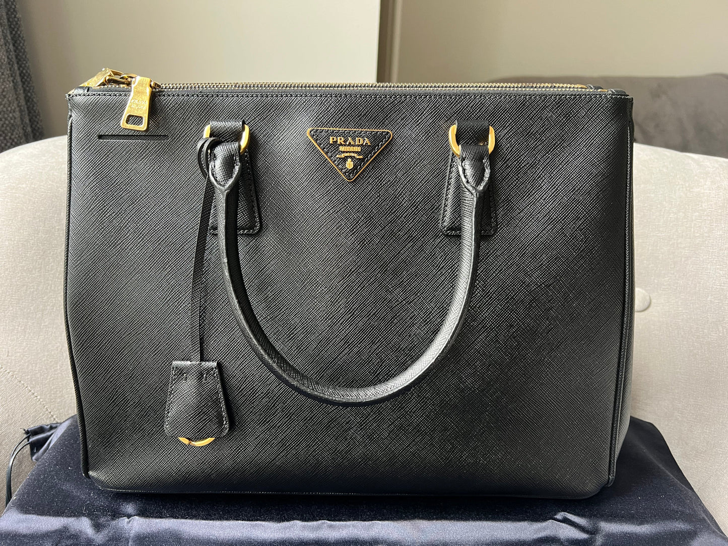 Prada Black Medium Galleria Saffiano Tote (RRP £3,100)