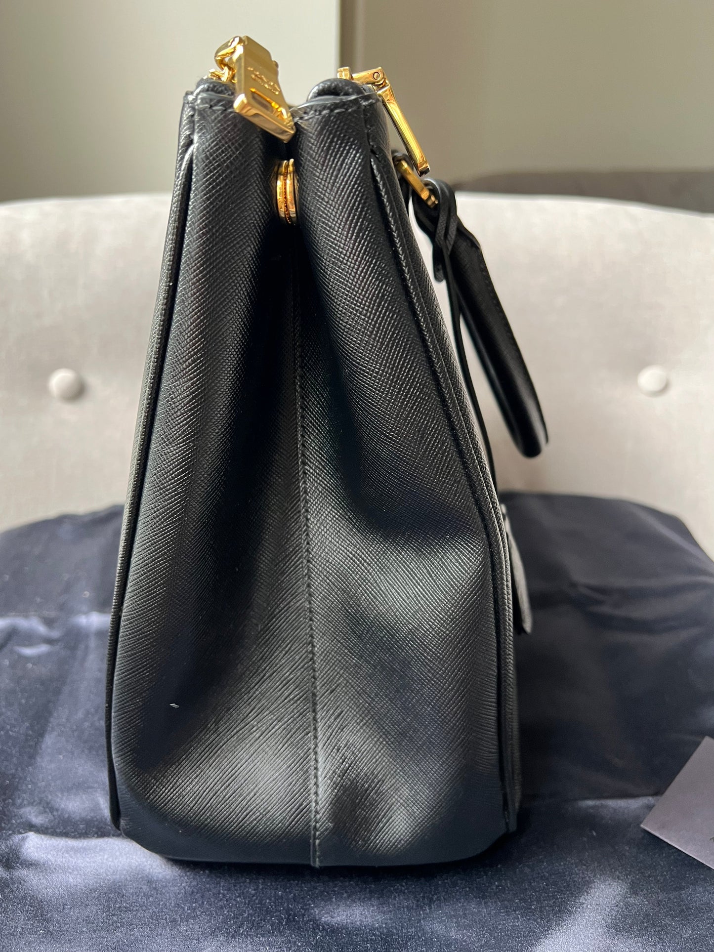 Prada Black Medium Galleria Saffiano Tote (RRP £3,100)