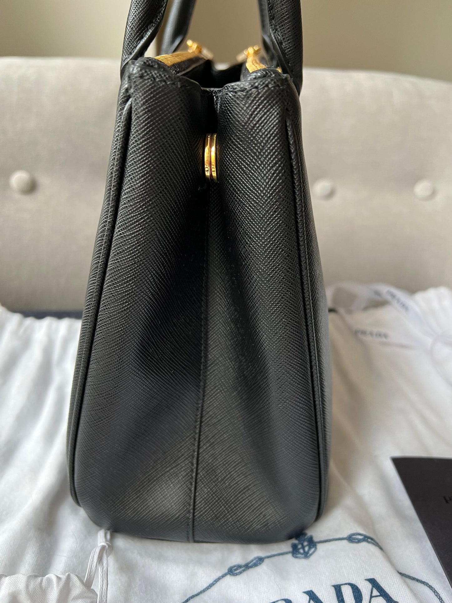 Prada Black Medium Galleria Saffiano Tote (RRP £3,100)