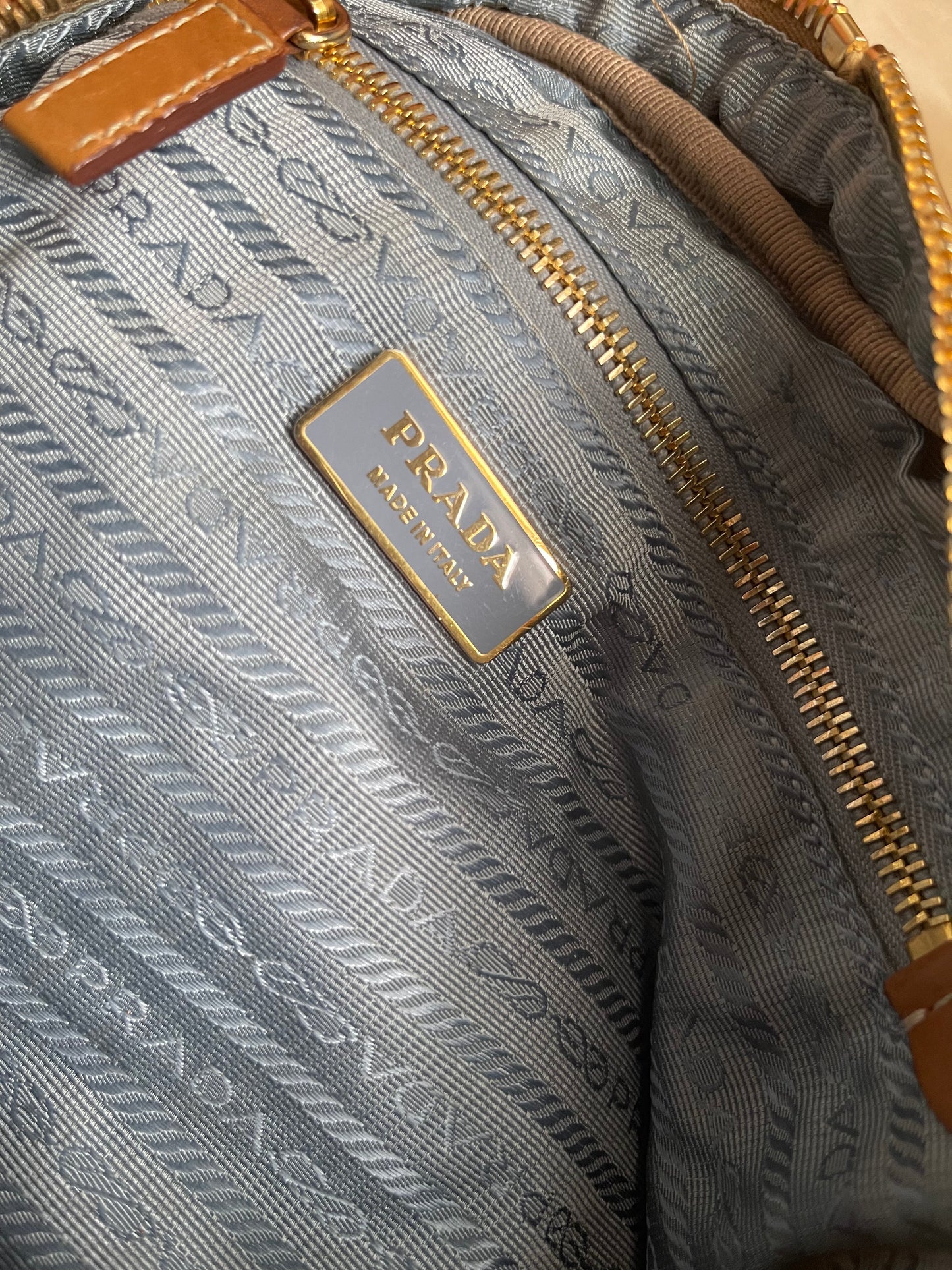 PRADA  cloth shoulder bag