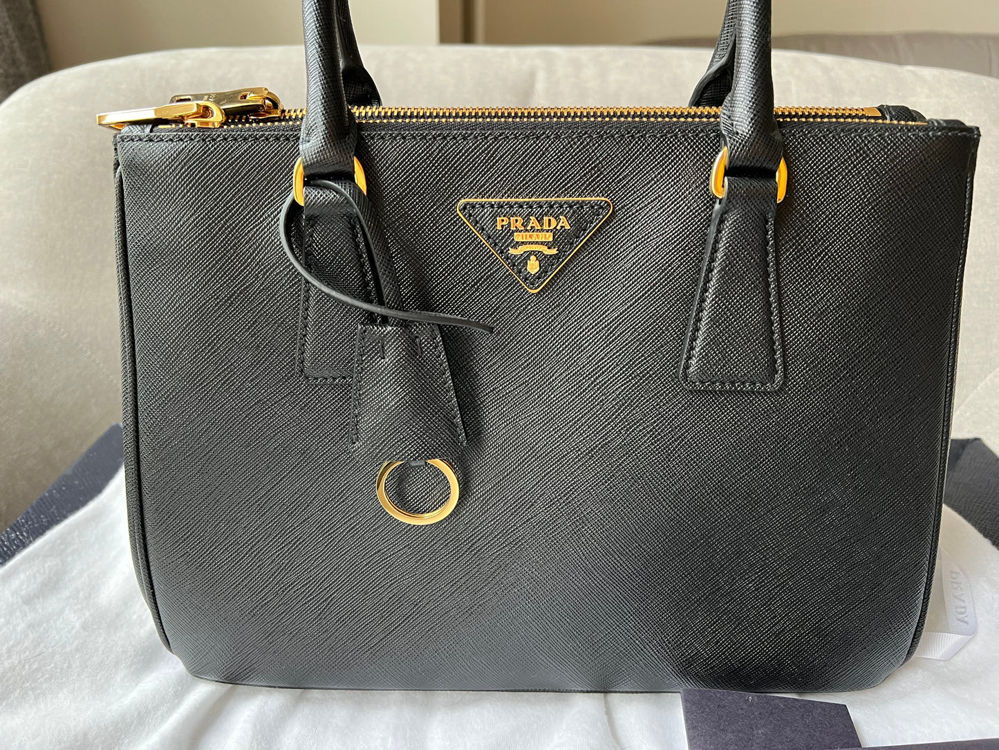 Prada Black Medium Galleria Saffiano Tote (RRP £3,100)