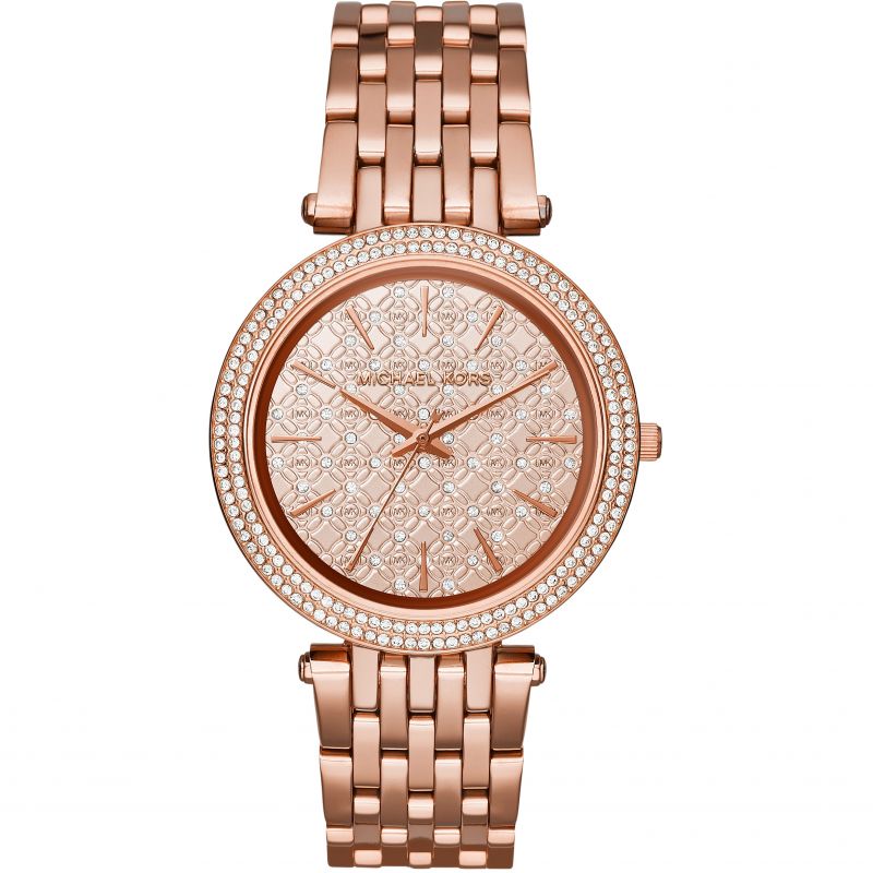 Michael Kors Ladies Darci Rose Gold Watch MK3399