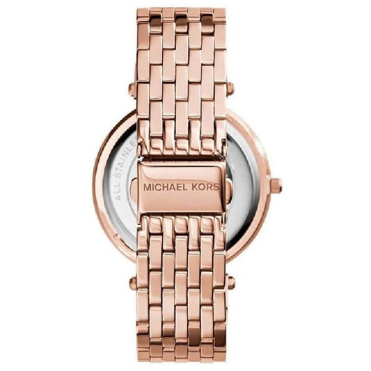 Michael Kors Ladies Darci Rose Gold Pave Watch MK3439