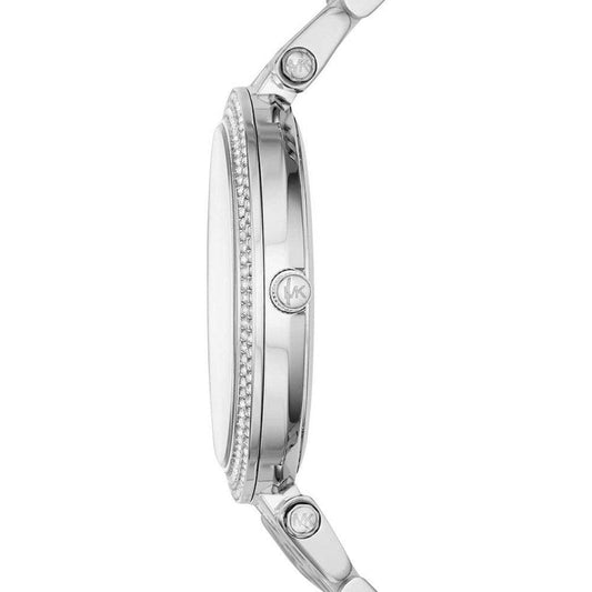 Michael Kors Ladies  Darci Silver Motif Watch MK3404