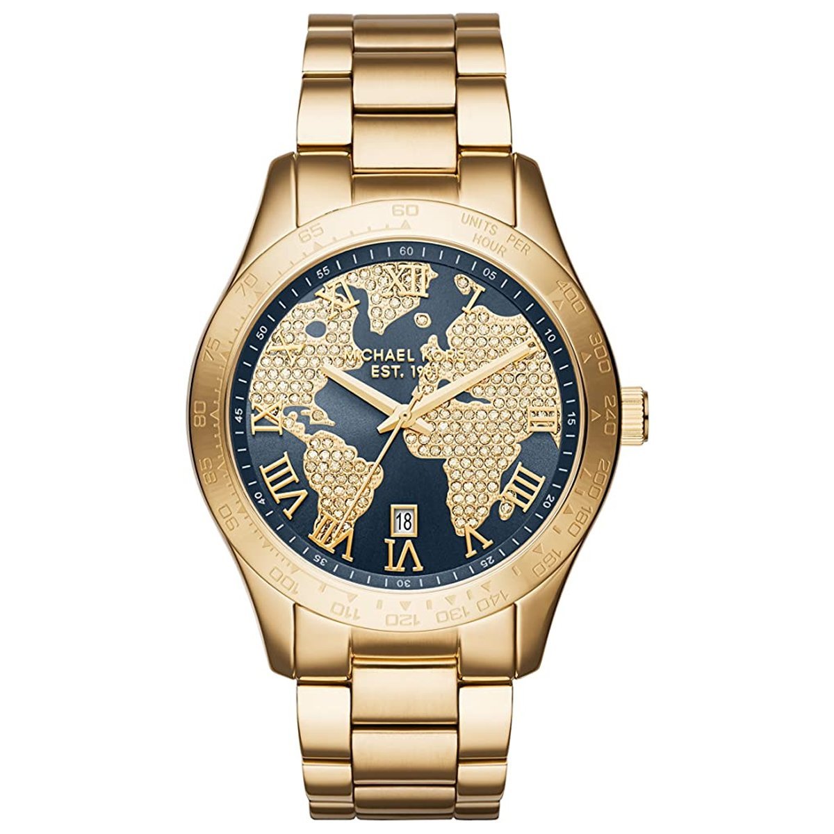 Michael Kors Ladies Layton Pave Dial Watch MK6243