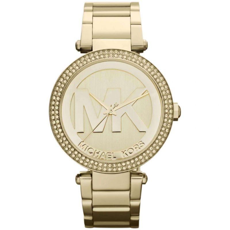 Michael Kors Ladies Parker Yellow Gold Watch MK5784