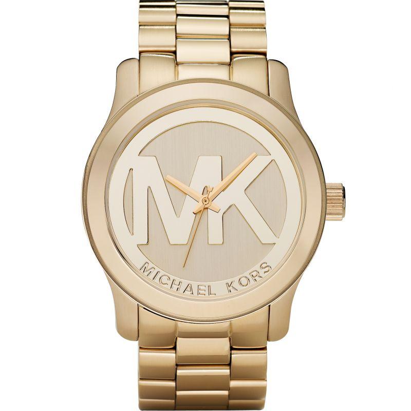 Michael Kors Ladies Runway Yellow Gold Watch MK5473