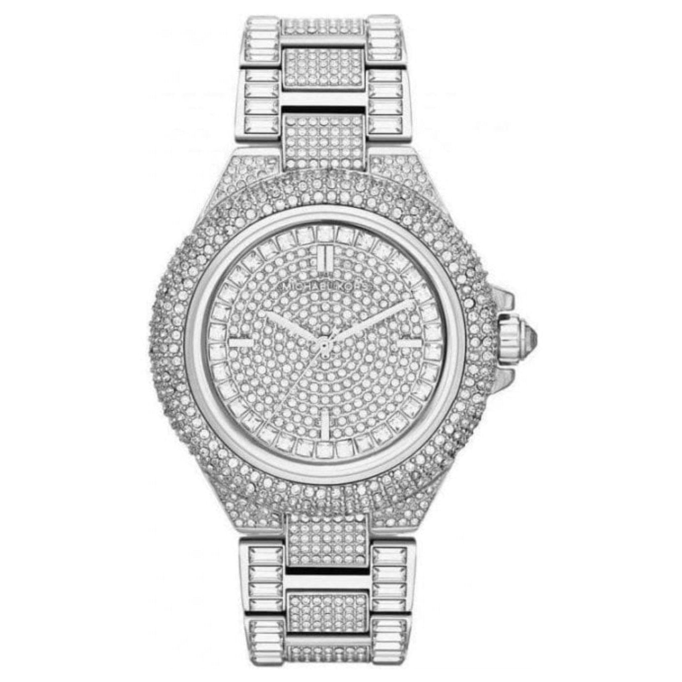 Michael Kors Ladies Silver Camille Glitz Watch MK5869