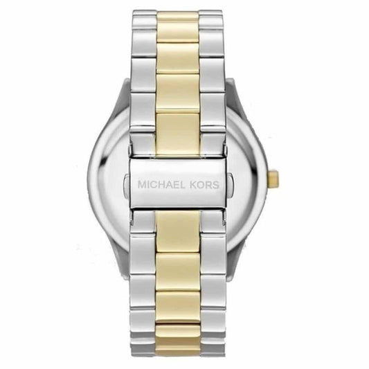 Michael Kors Ladies Slim Runway Two Tone Watch MK3198