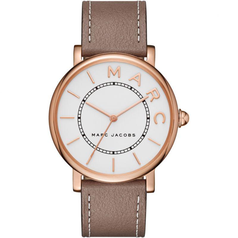 Ladies / Womens Roxy Brown Leather Marc Jacobs Designer Watch MJ1533