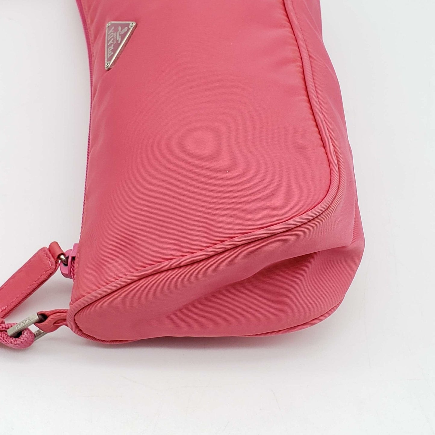 Prada Accessories Pink Nylon Hand Bag