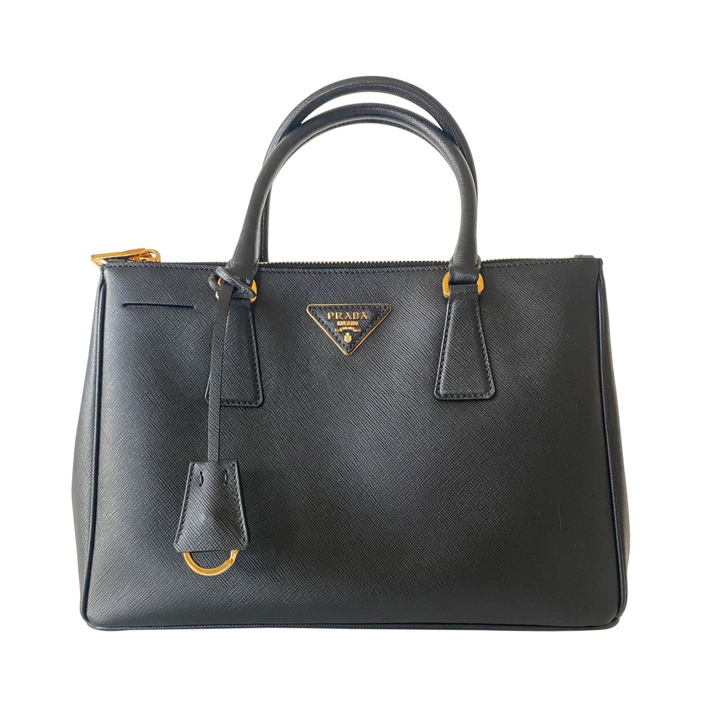 Prada Small Galleria Saffiano Double Zip Tote