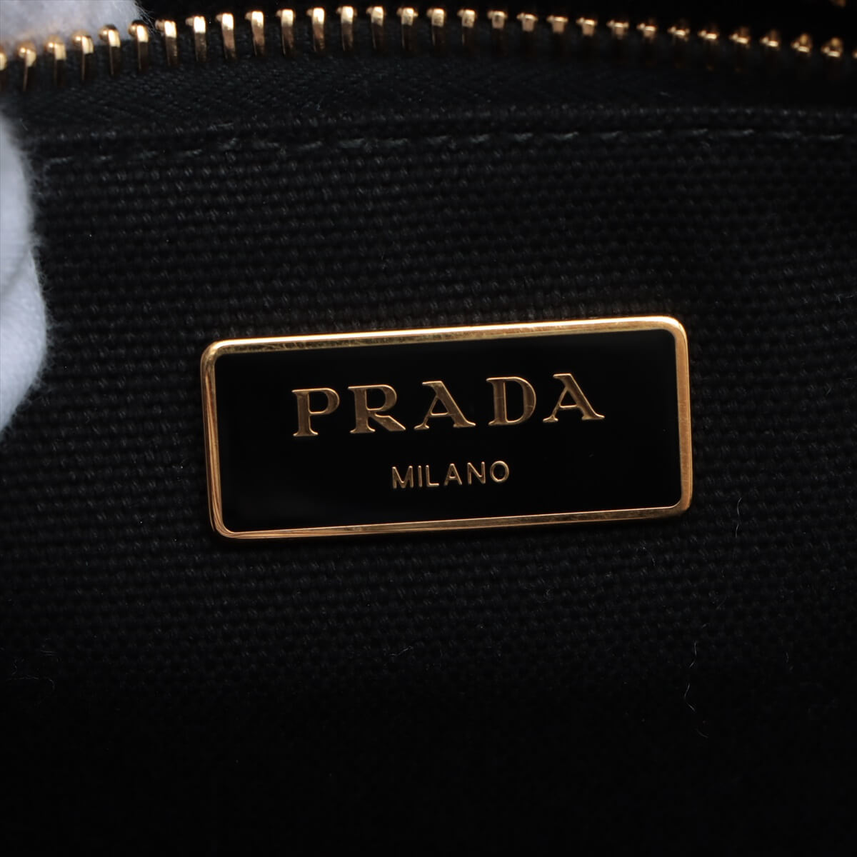 Prada Canapa Tote bag Black