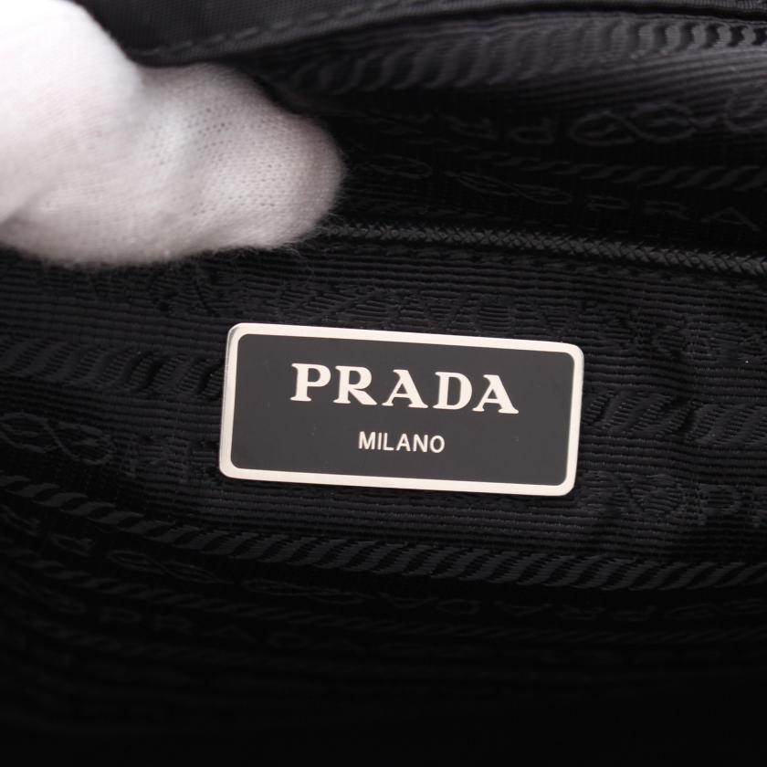 Prada Vela Tote Bag, Black, Nylon